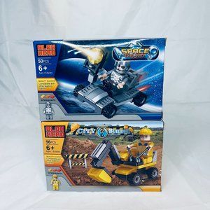 Set of 2 Blok Head Building sets